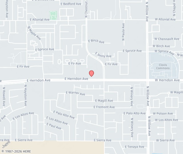 Location Map: 7095 N. Recreation Ave Fresno, CA 93720